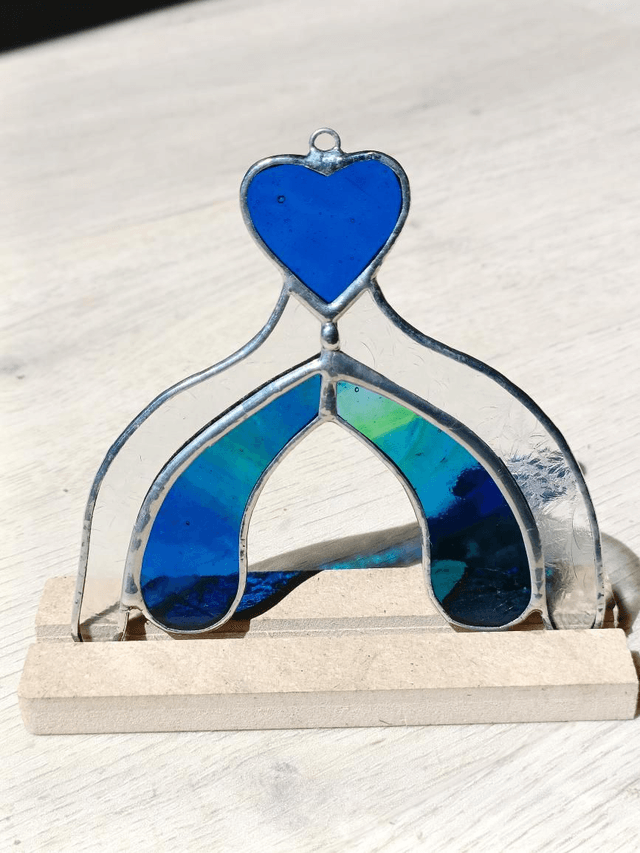 Clito du Love bleu cobalt et bleu vert paon