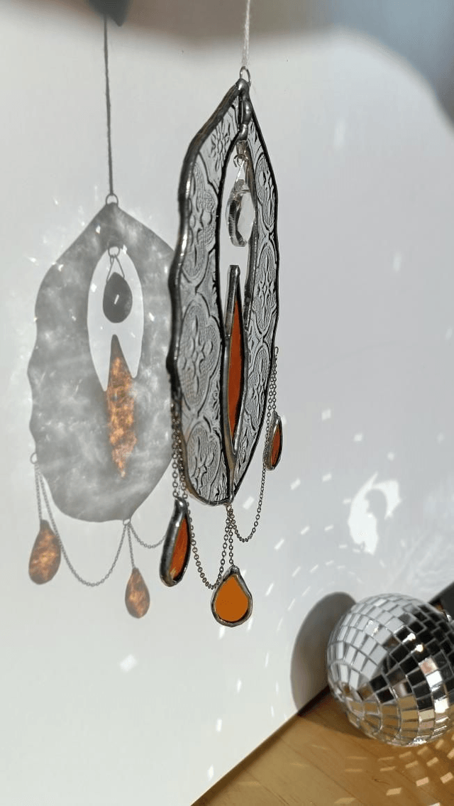 Vulva Queen Orange ambré et Mauresque 