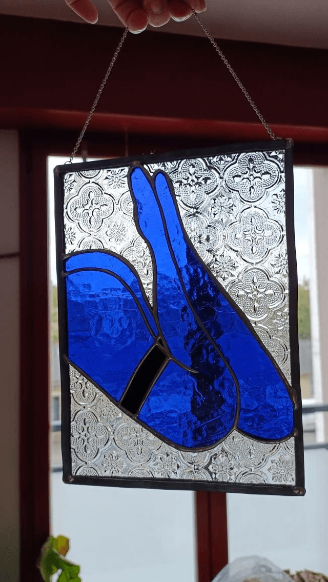 La Fessée Bleu Cobalt et Mauresque