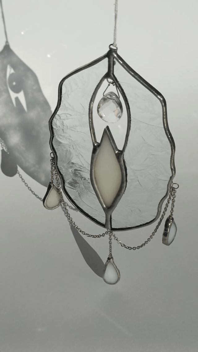 Vulva Queen blanc nacré