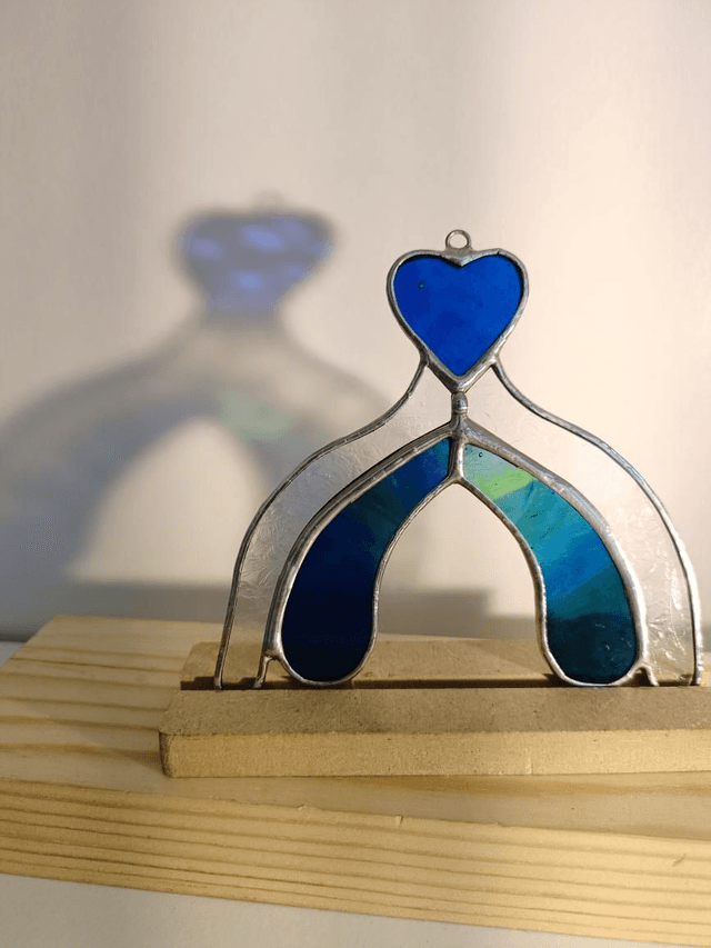 Clito du Love bleu cobalt et bleu vert paon