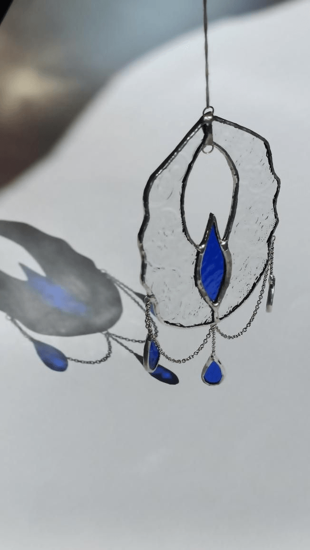 Vulva Queen Bleu cobalt