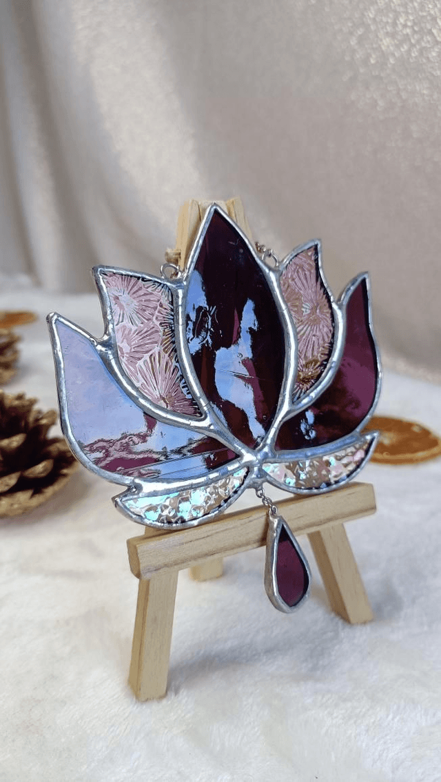 Lotus violet et rose - sur commande uniquement 