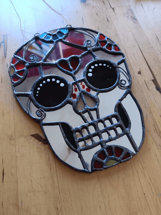 Calavera florale - crâne mexicain 