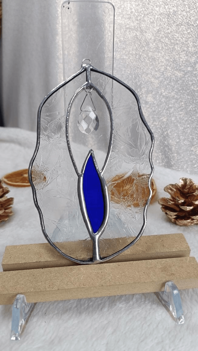 Vulva bleu cobalt 