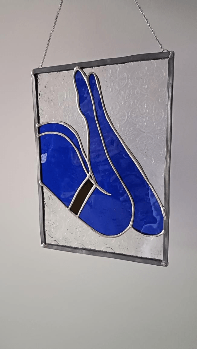 La Fessée Bleu Cobalt et Mauresque