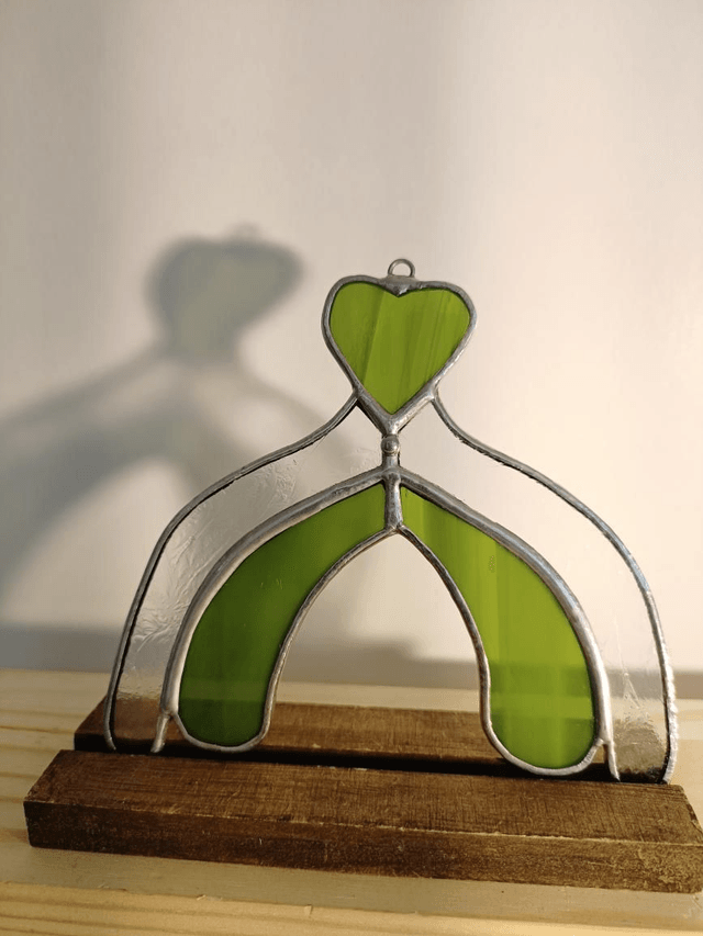 Clito du Love vert citron nervé de blanc 