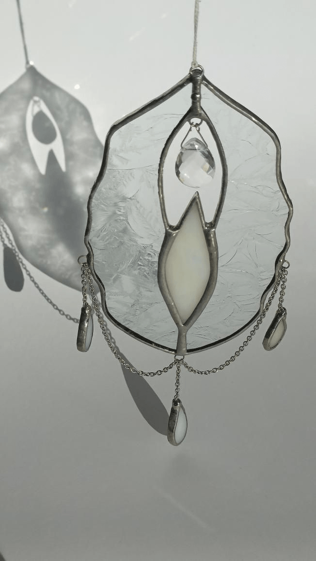 Vulva Queen blanc nacré