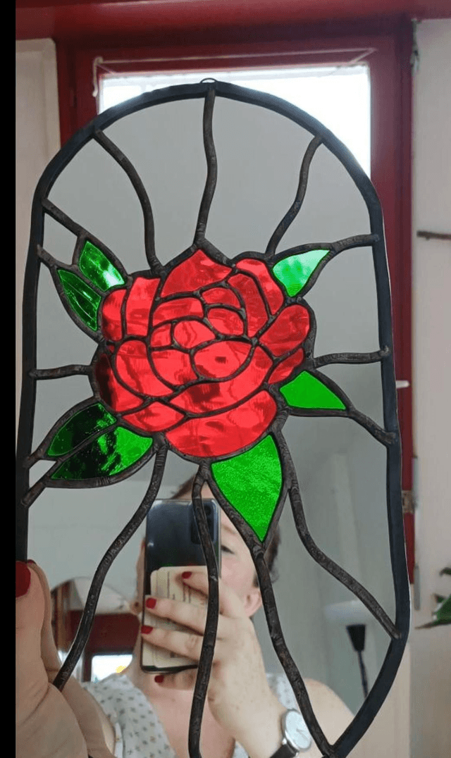 Miroir Rose Red Eden 
