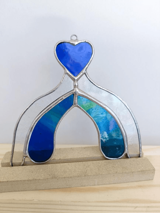 Clito du Love bleu cobalt et bleu vert paon