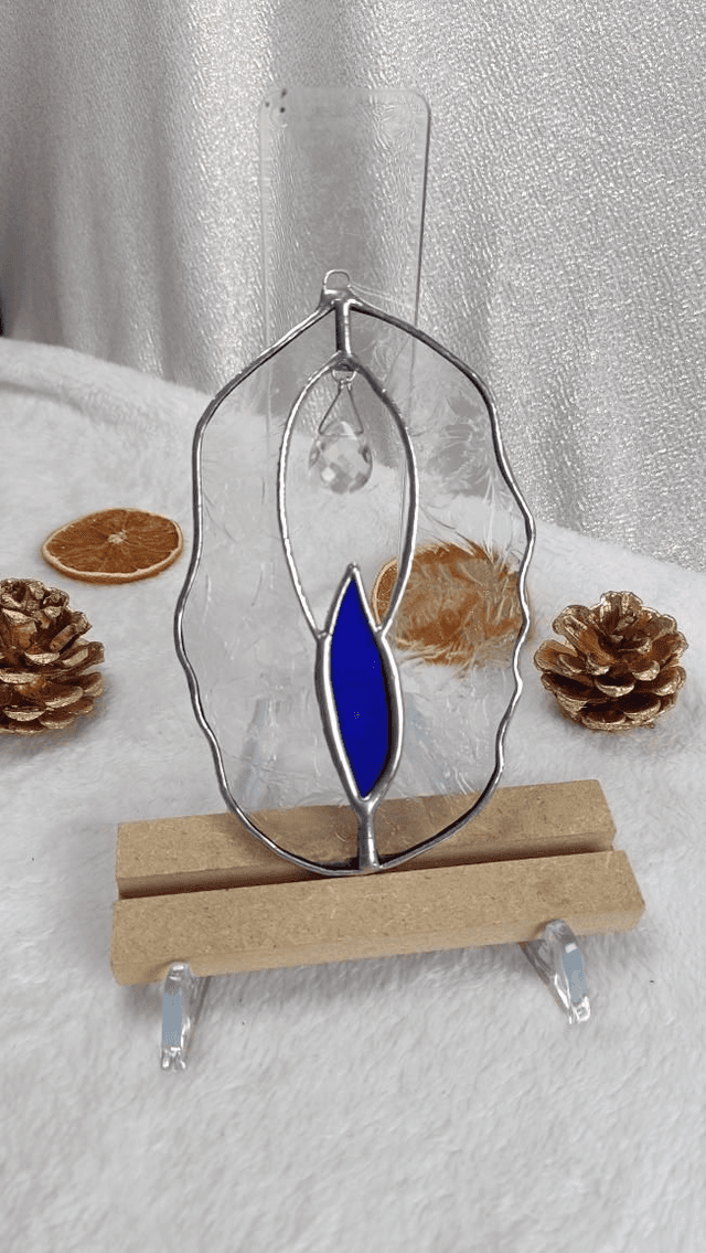 Vulva bleu cobalt 
