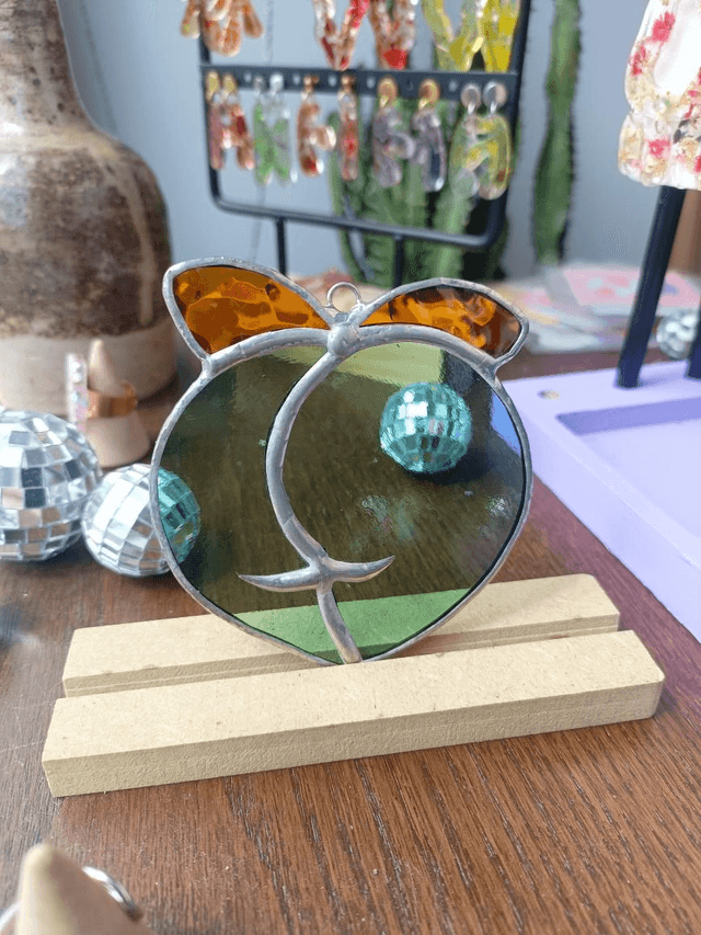Boule de pêche vert d&#039;eau 